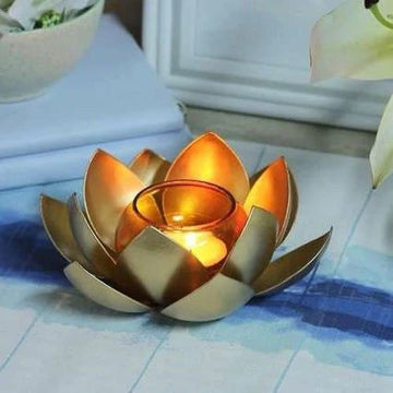 Lotus Flower with Glass