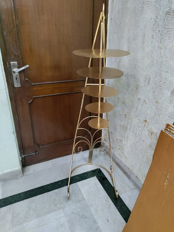 Cake Stand Chandelier – 60" Height, 5 Tier (6", 8", 10", 12", 14")