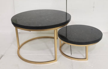 Marble Round Cake Stand – Set of 2