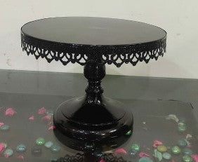 Cake Stand with Aluminum Base and Bell Top – 10"