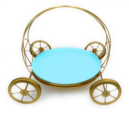 Blue Cart Cake Stand