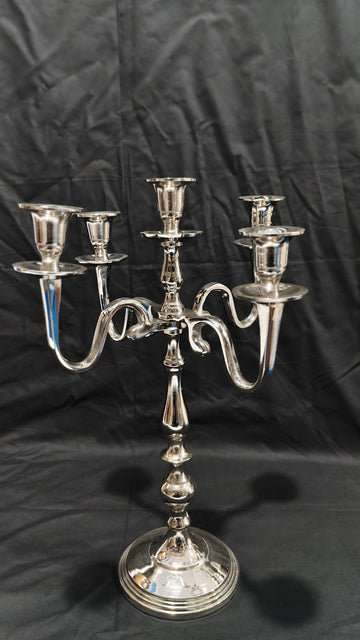 ALUMINIUM CANDLE STAND 5 LITE