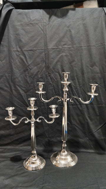 ALUMINIUM CANDLE STAND 3 LITE