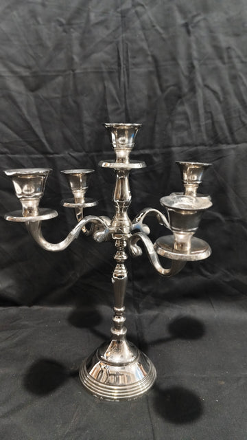 ALUMINIUM CANDLE STAND 5 LITE