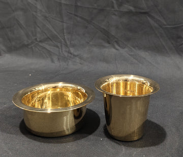 COFFEE / TEA DABRA SET PURE BRASS