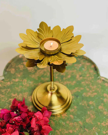 Lotus Small T-Light Stand – Set of 3, Design 3