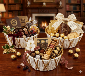 METAL ROUND PAPER AND GOLD BASKET 3 SIZE OPTIONS