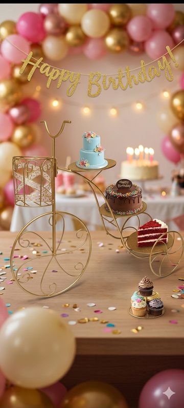 Cycle Cake Stand