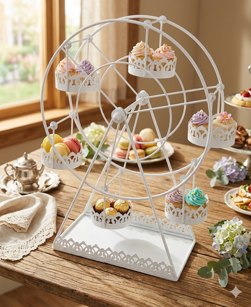 SWING WHEEL 6 CUPS White