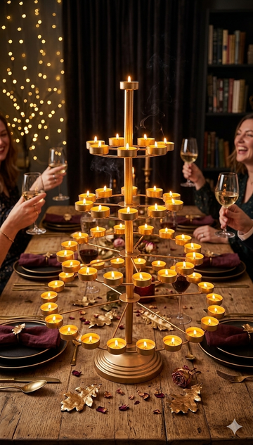 TLIGHT STAND FOR DIWALI OCCASION 56 LITE STAND - 28"H