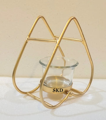 Heart Shape T-light with Glass