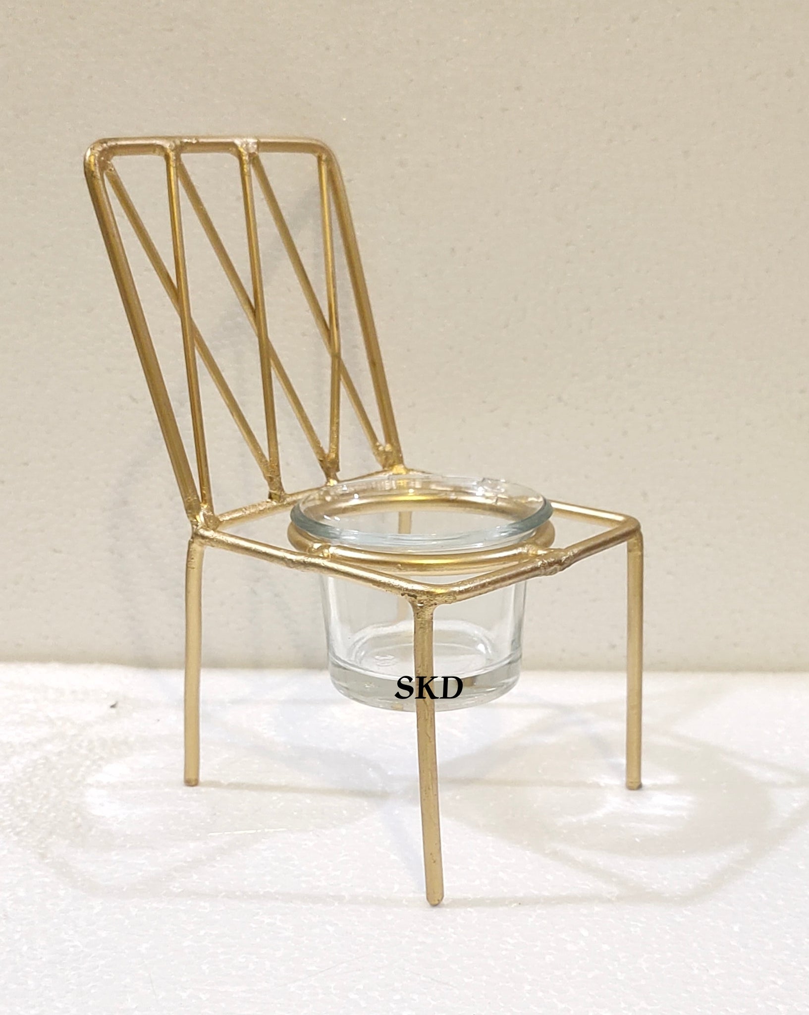 Chair Shape T-light with Glass