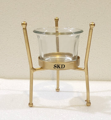 H Shape T-light with Glass