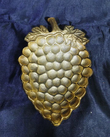METAL GRAPES BOWL
