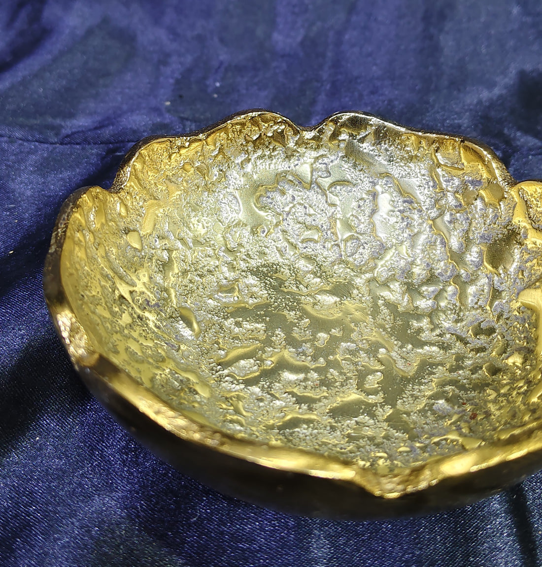 METAL ALUMINIUM BOWL GOLD PLATED