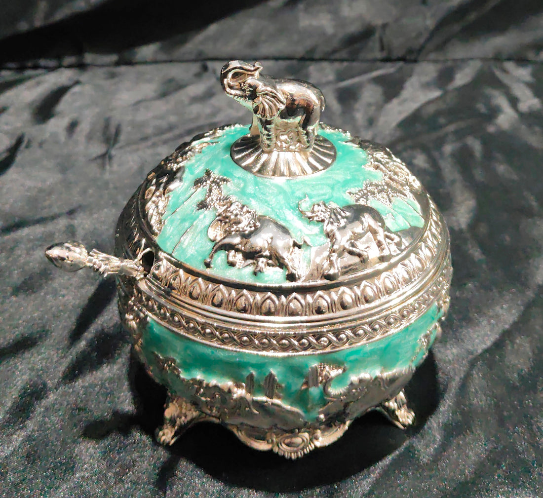 SKD LUXURY JAR IMPORTED 2 COLOUR OPTION -- 4X4 INCHES