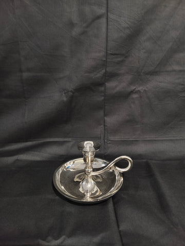 ALUMINUM CANDLE STAND WITH HANDLE