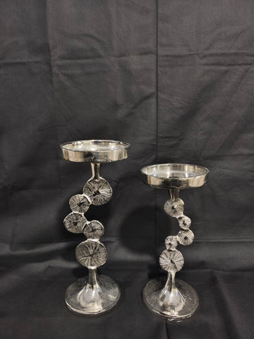 ALUMINIUM PILLAR HOLDER S/2 DESIGNER