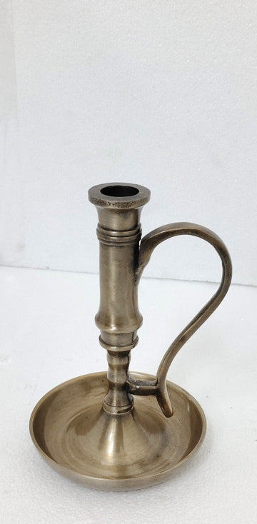 ALUMINIUM CANDLE STAND WITH HANDLE