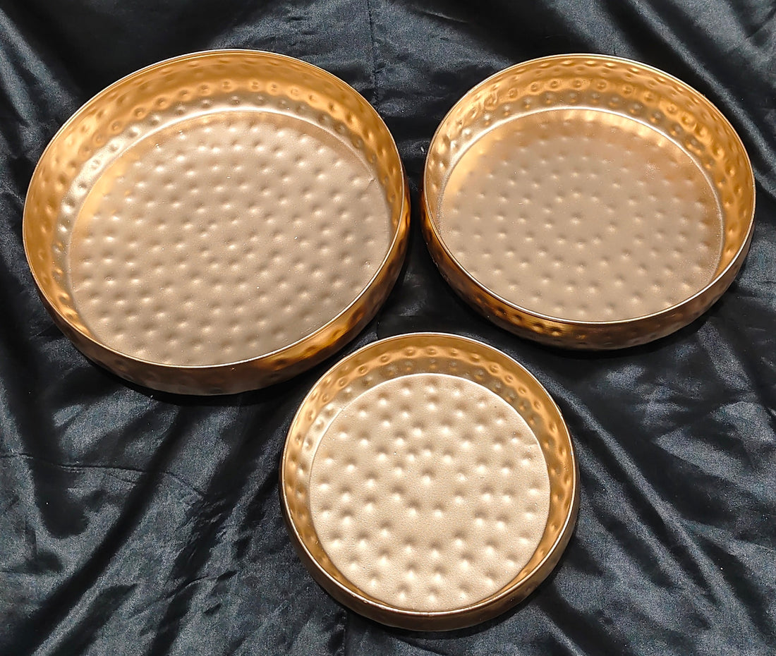 METAL URLI HAMMERED DESIGN -- 3 SIZE OPTIONS