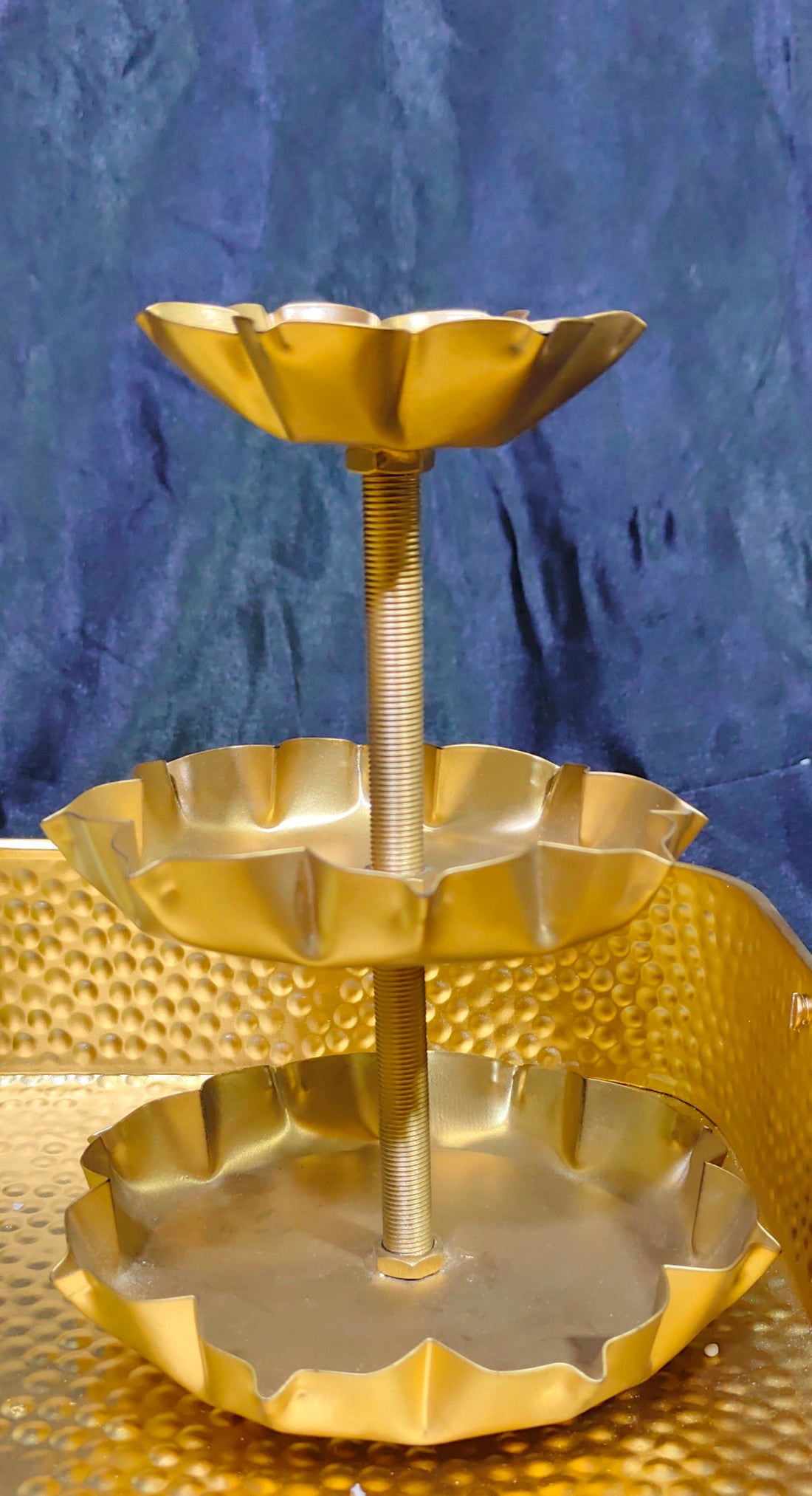 METAL GOLD 3 TIVE TLIGHT SIZE 5X7 "